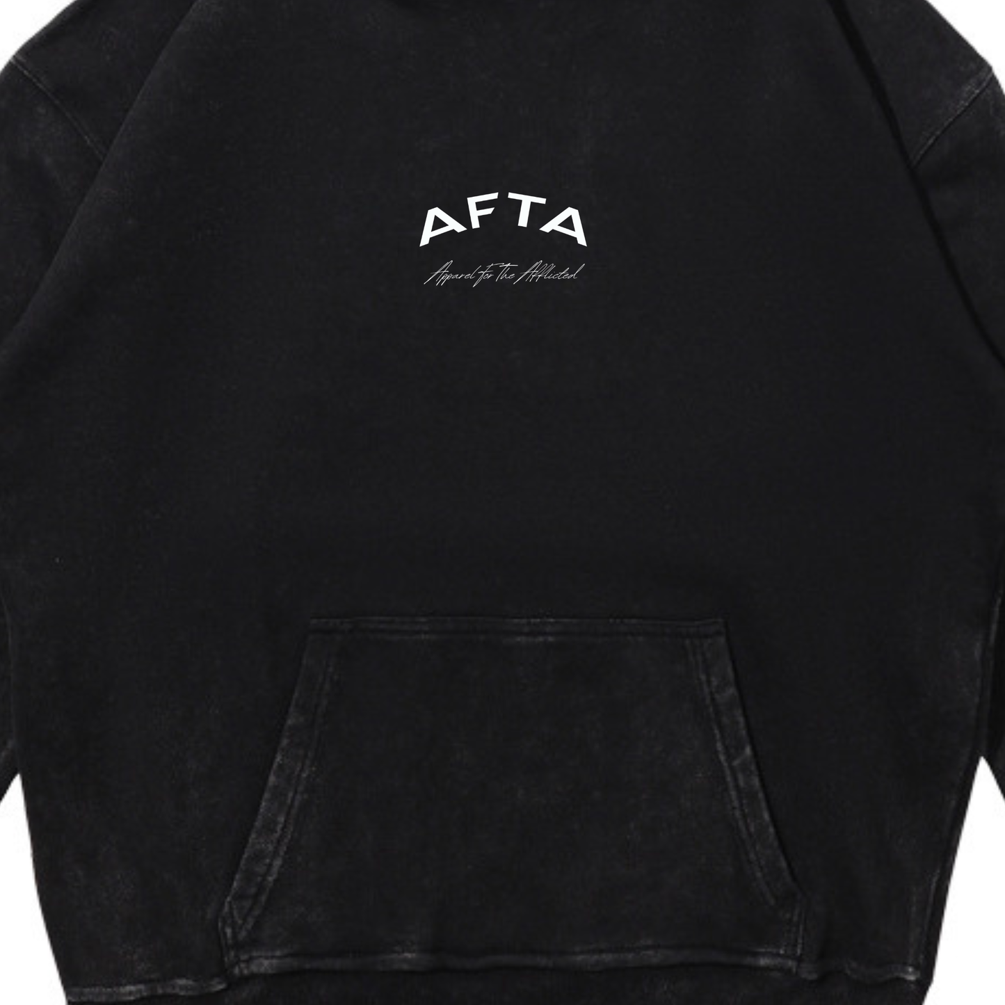 SHADOW SLAYER HOODIE ACID WASH BLACK