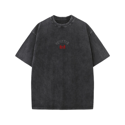 LEVERAGE YOUR HATE TEE ACID WASH