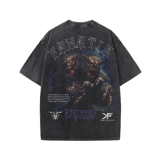DESTROYER OF WORLDS TEE ACID WASH