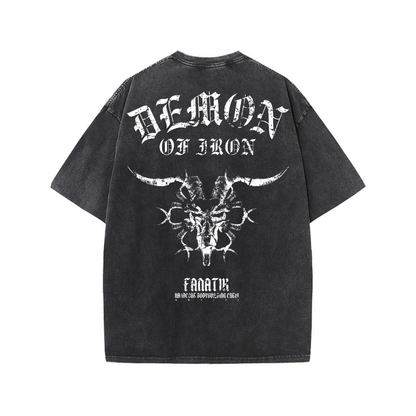 DEMON OF IRON TEE ACID WASH