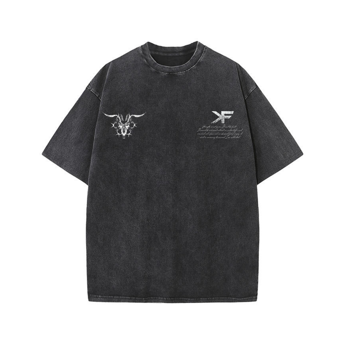 DEMON OF IRON TEE ACID WASH