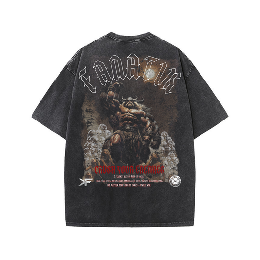 VALIANT VICTORY TEE ACID WASH