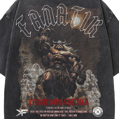 VALIANT VICTORY TEE ACID WASH