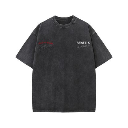 REIGN OF TERROR TEE ACID WASH