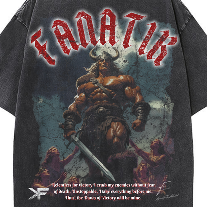 DAWN OF VICTORY TEE ACID WASH