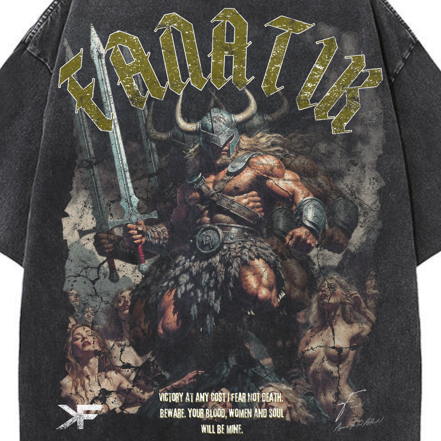 VICTORY BY BLADE TEE ACID WASH