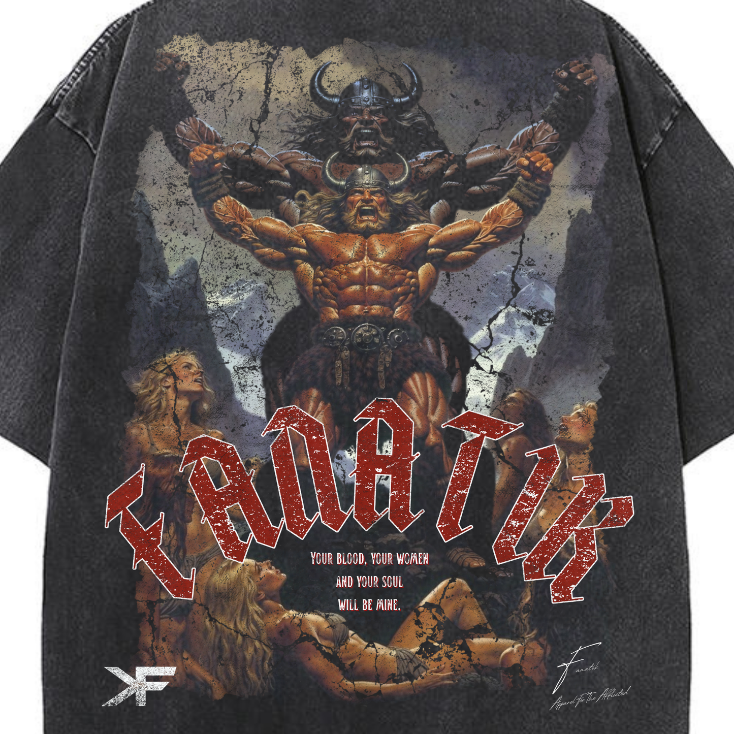 GLORIOUS VICTORY TEE ACID WASH