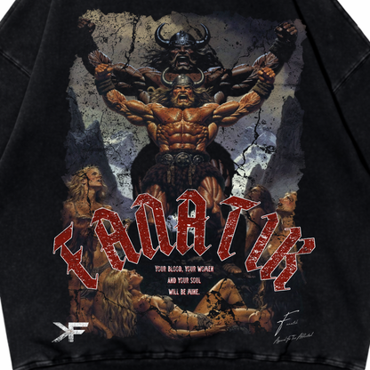 GLORIOUS VICTORY HOODIE ACID WASH BLACK