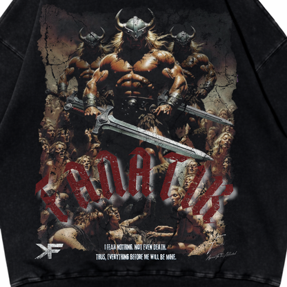 ULTIMATE VICTORY HOODIE ACID WASH BLACK