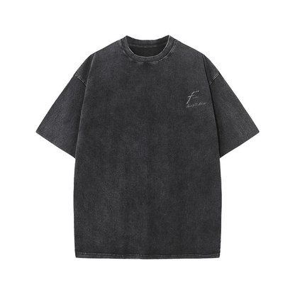 WICKED SIGNATURE TEE ACID WASH