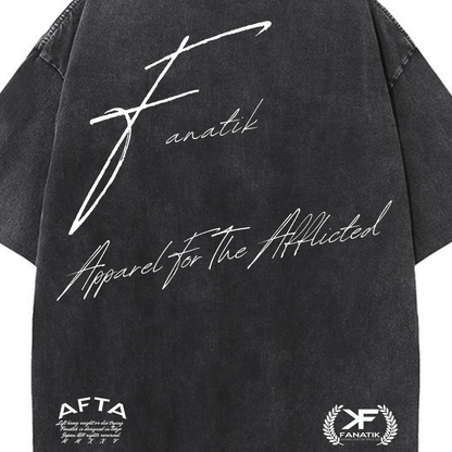 WICKED SIGNATURE TEE ACID WASH