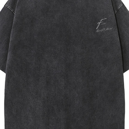 WICKED SIGNATURE TEE ACID WASH