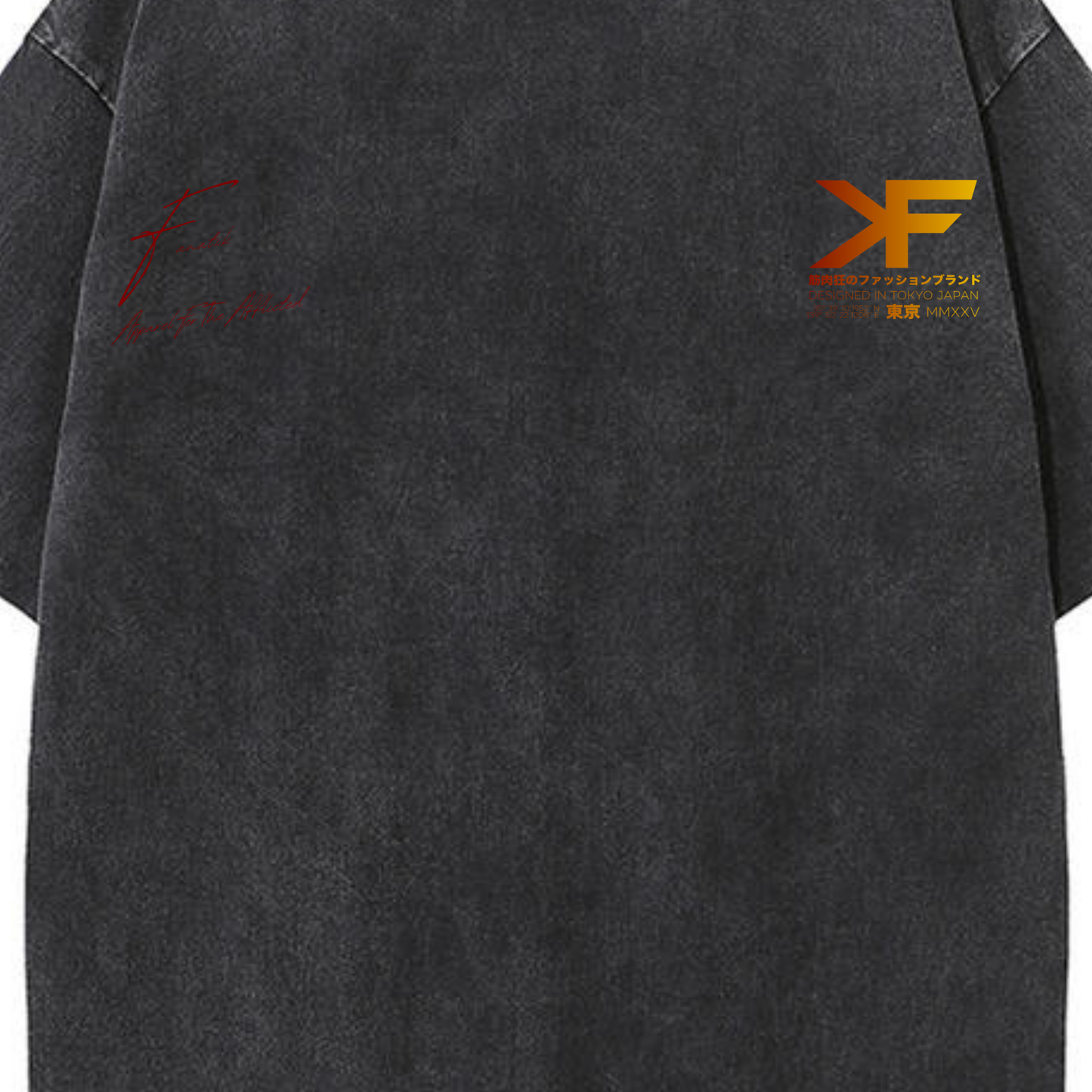 AFTA PLATE ON FIRE TEE ACID WASH