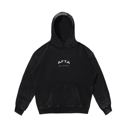 SHADOW SLAYER HOODIE ACID WASH BLACK