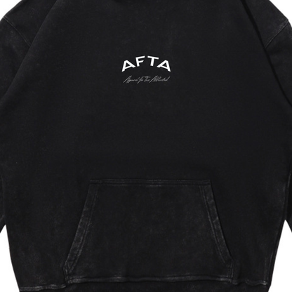 SHADOW SLAYER HOODIE ACID WASH BLACK