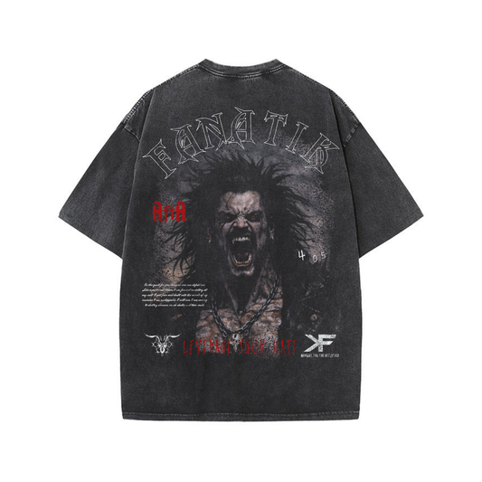 LEVERAGE YOUR HATE TEE ACID WASH